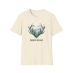 Shed Head Antler Watercolor T-Shirt