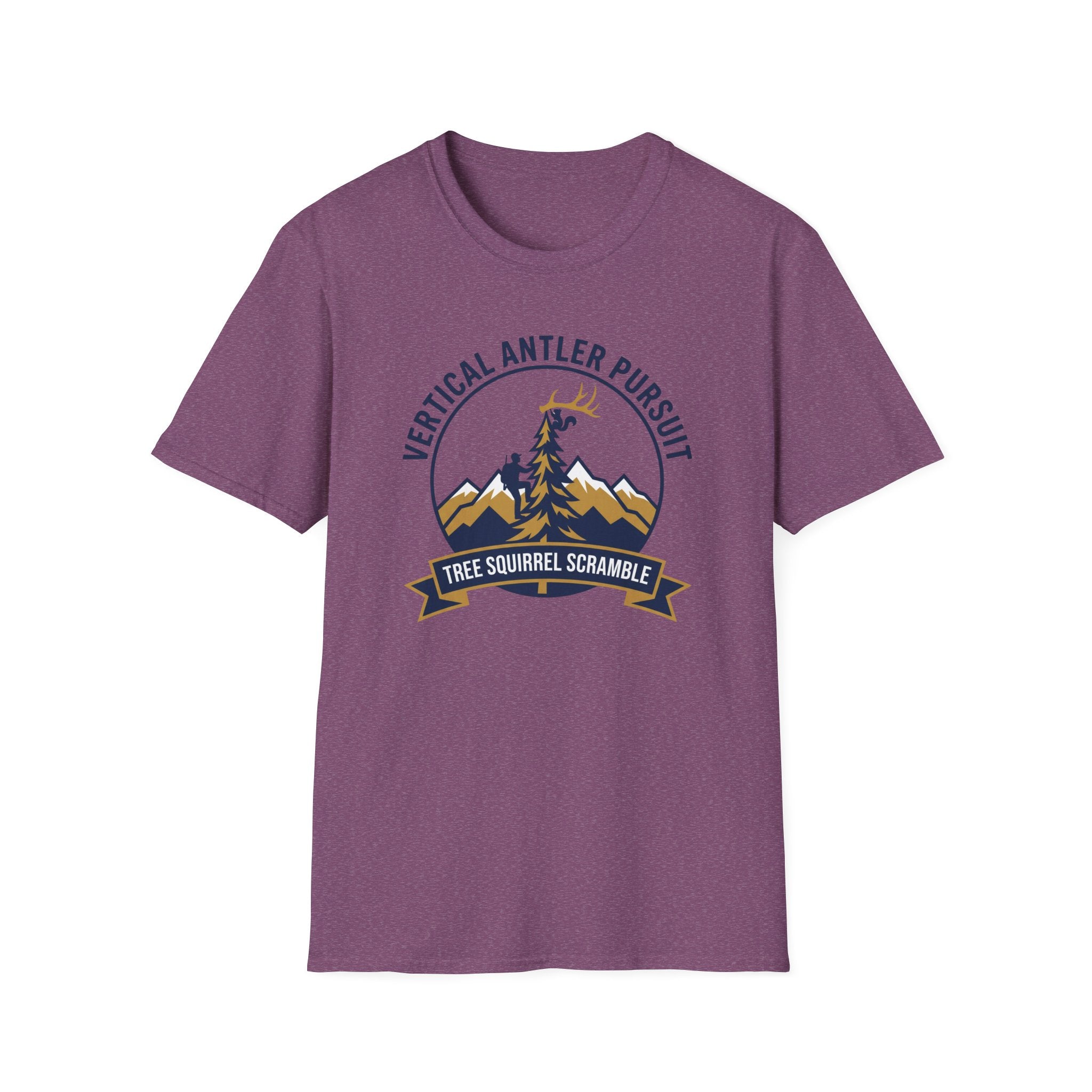 Vertical Antler Pursuit / Tree Squirrel Scramble T-Shirt