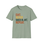 Eat. Sleep. Shed Hunt. Repeat. Antler T-Shirt