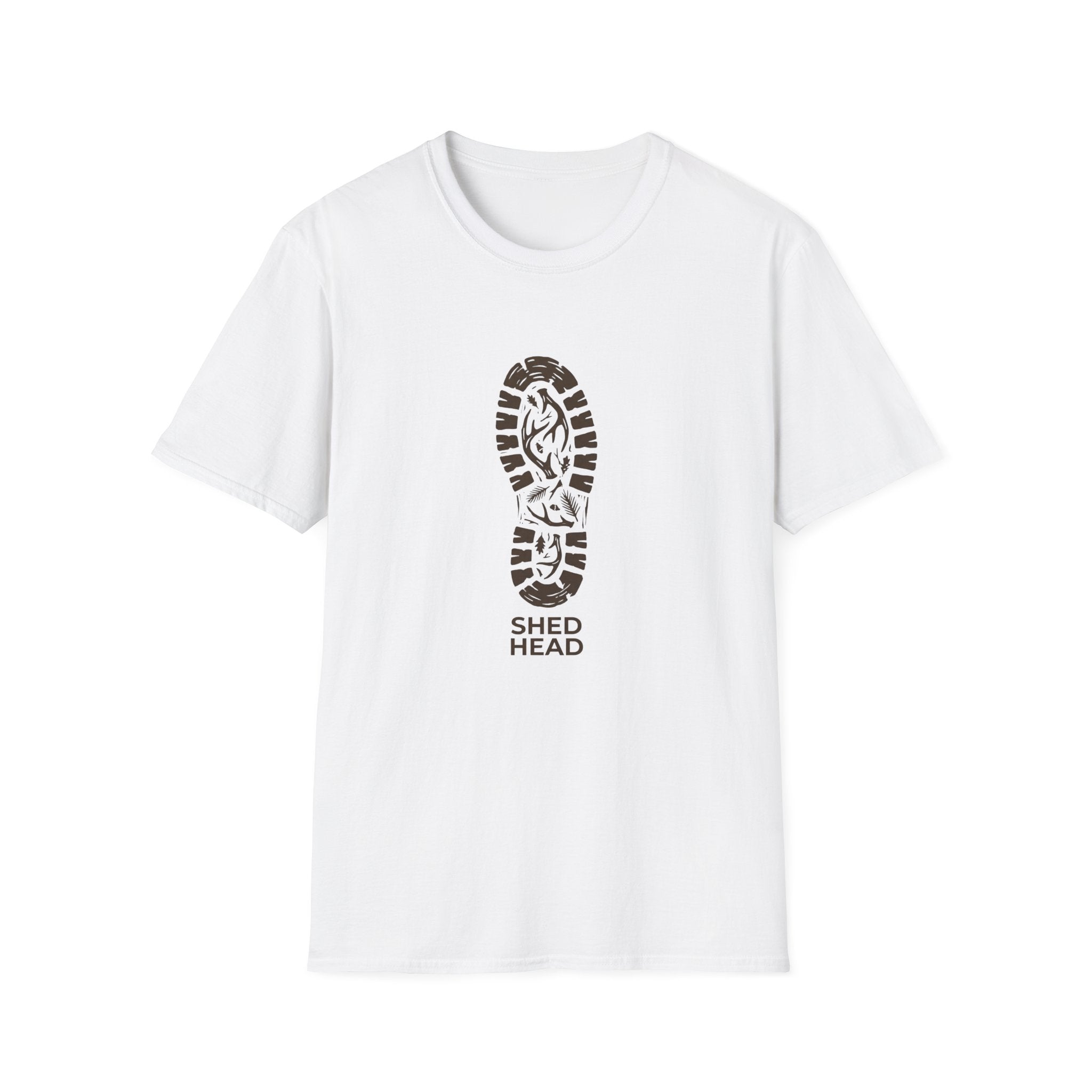 Shed Head Hiking Boot Print T-Shirt