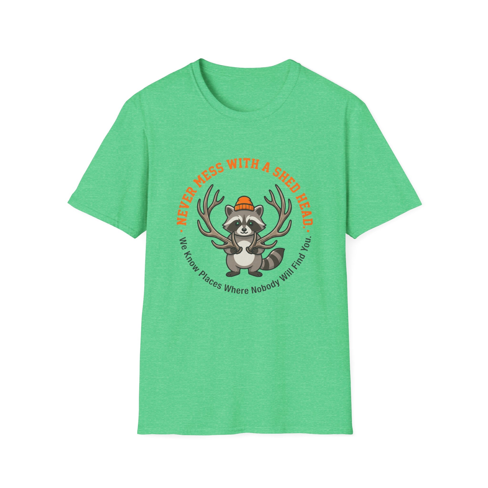Never Mess With A Shed Head Raccoon T-Shirt