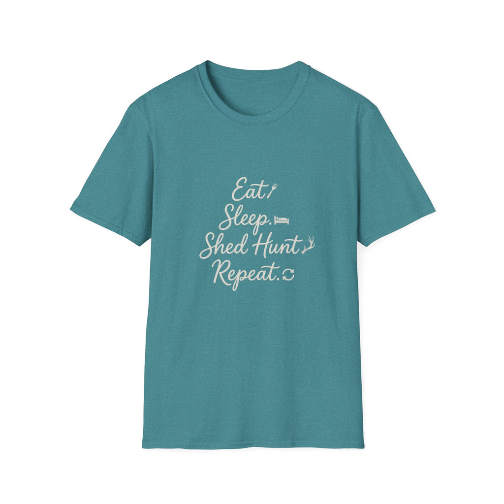 Eat. Sleep. Shed Hunt. Repeat. T-Shirt