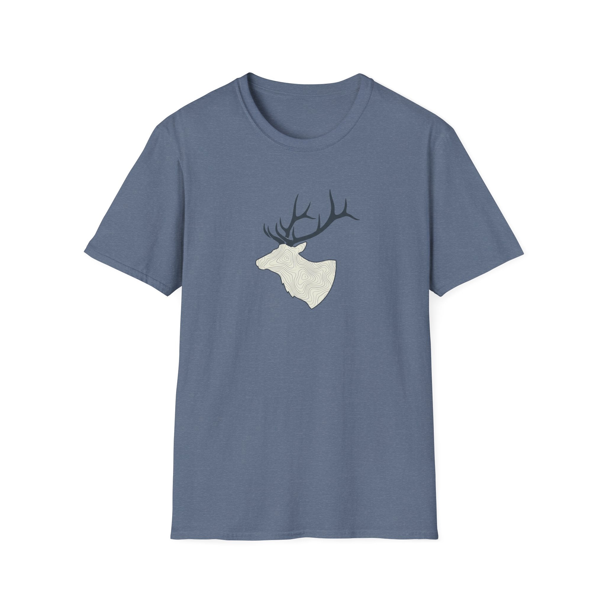 Elk Topography Silhouette T-Shirt