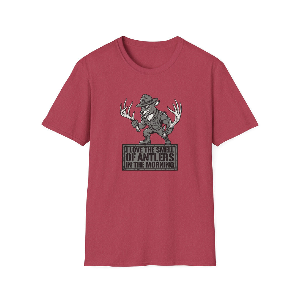 I Love the Smell of Antlers in the Morning. Deer Sargeant T-Shirt