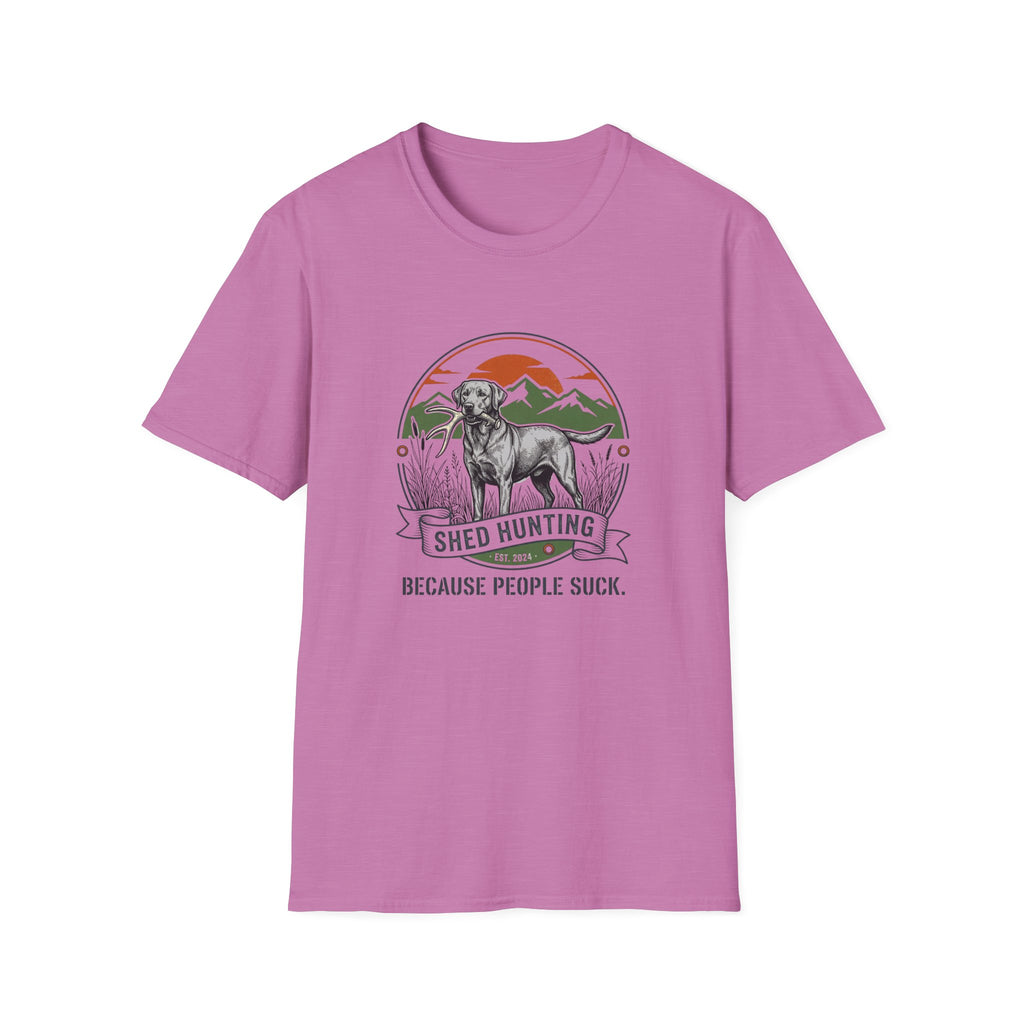 "Because People Suck" Dog with a Bone T-Shirt