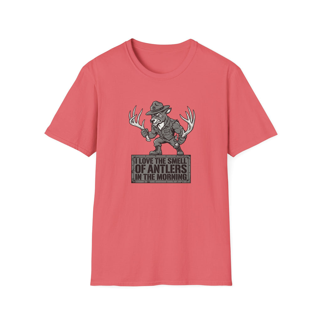 I Love the Smell of Antlers in the Morning. Deer Sargeant T-Shirt