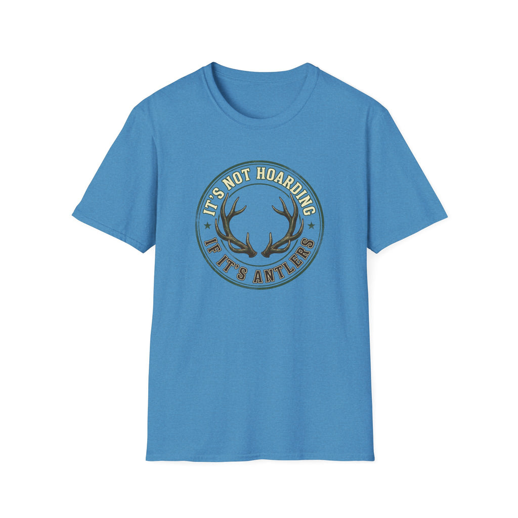It's Not Hoarding if it's Antlers Badge T-Shirt