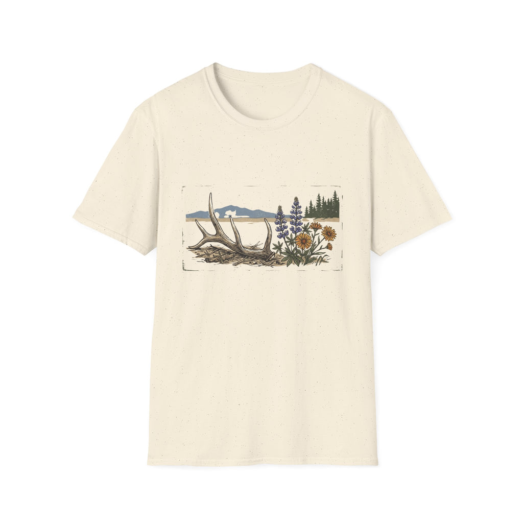 Elk Shed & Wildflowers T-Shirt