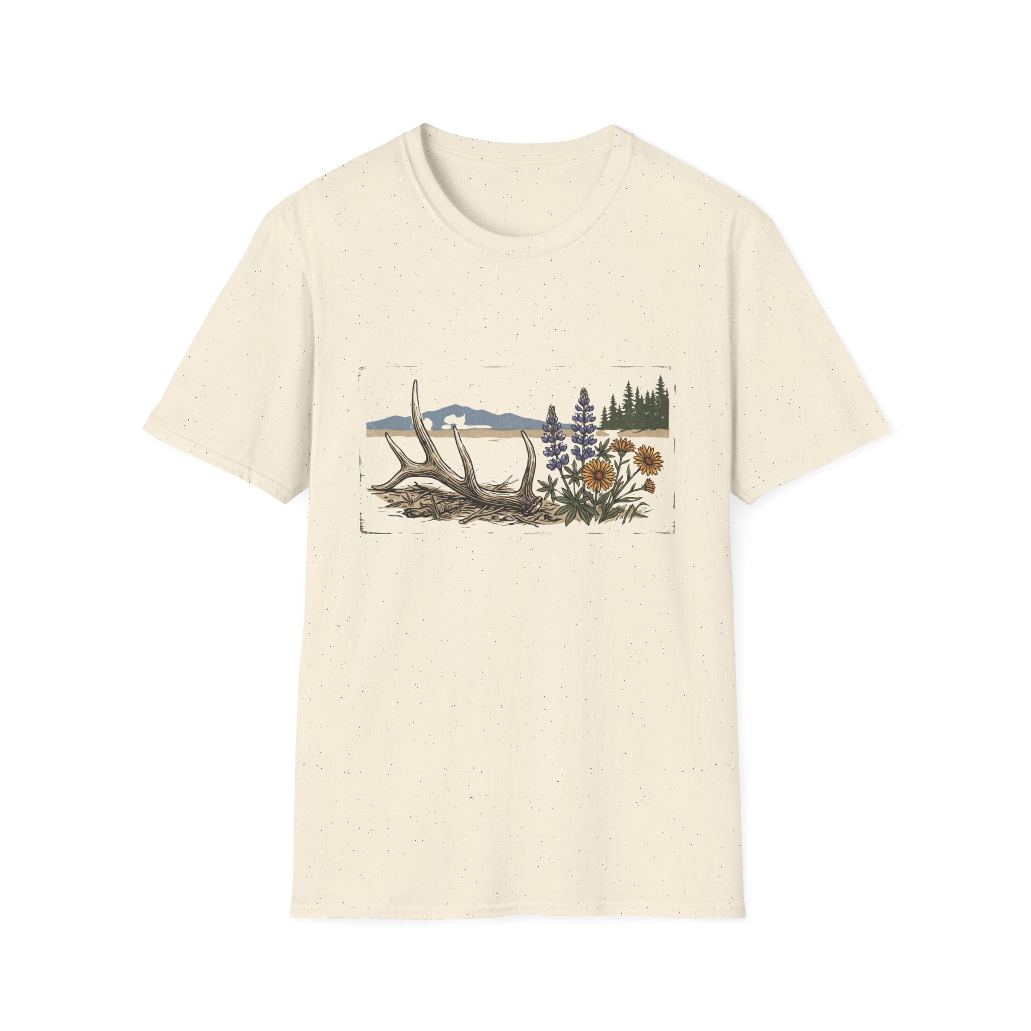 Elk Shed & Wildflowers T-Shirt