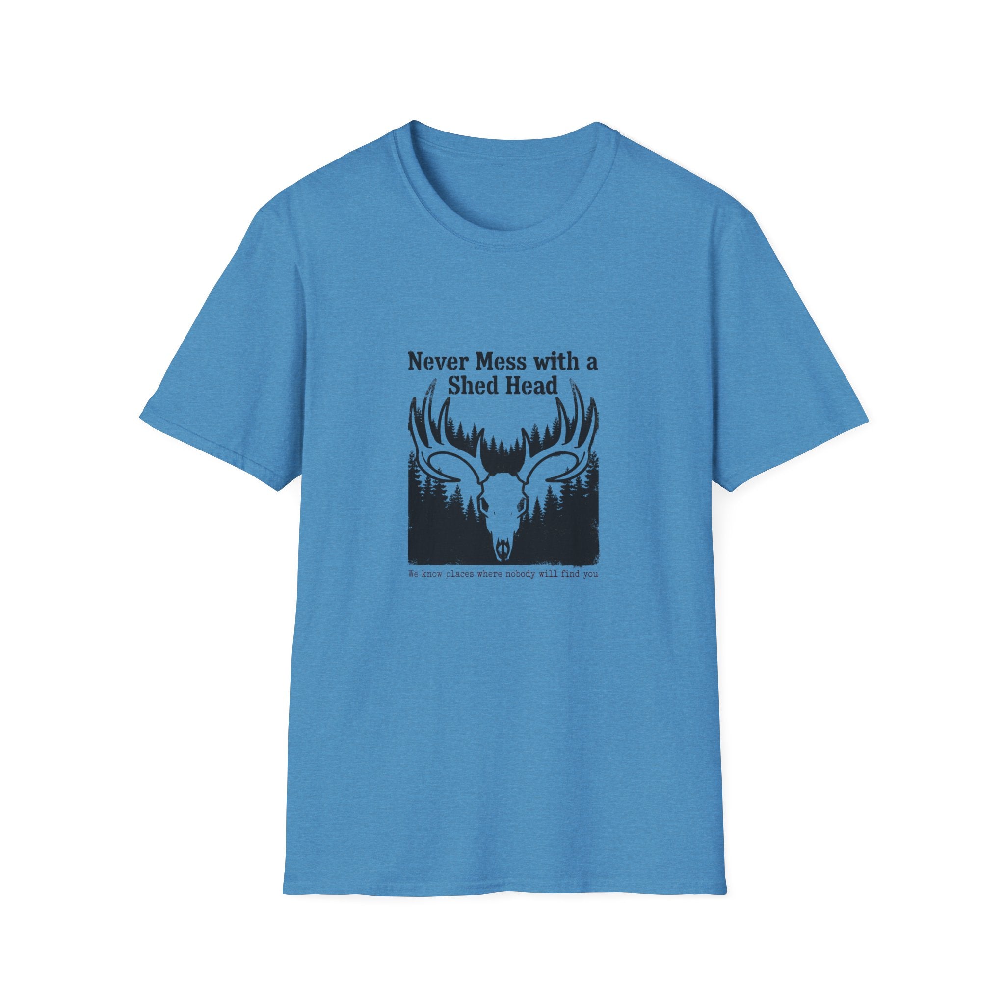 Never Mess With A Shed Head Skull T-Shirt