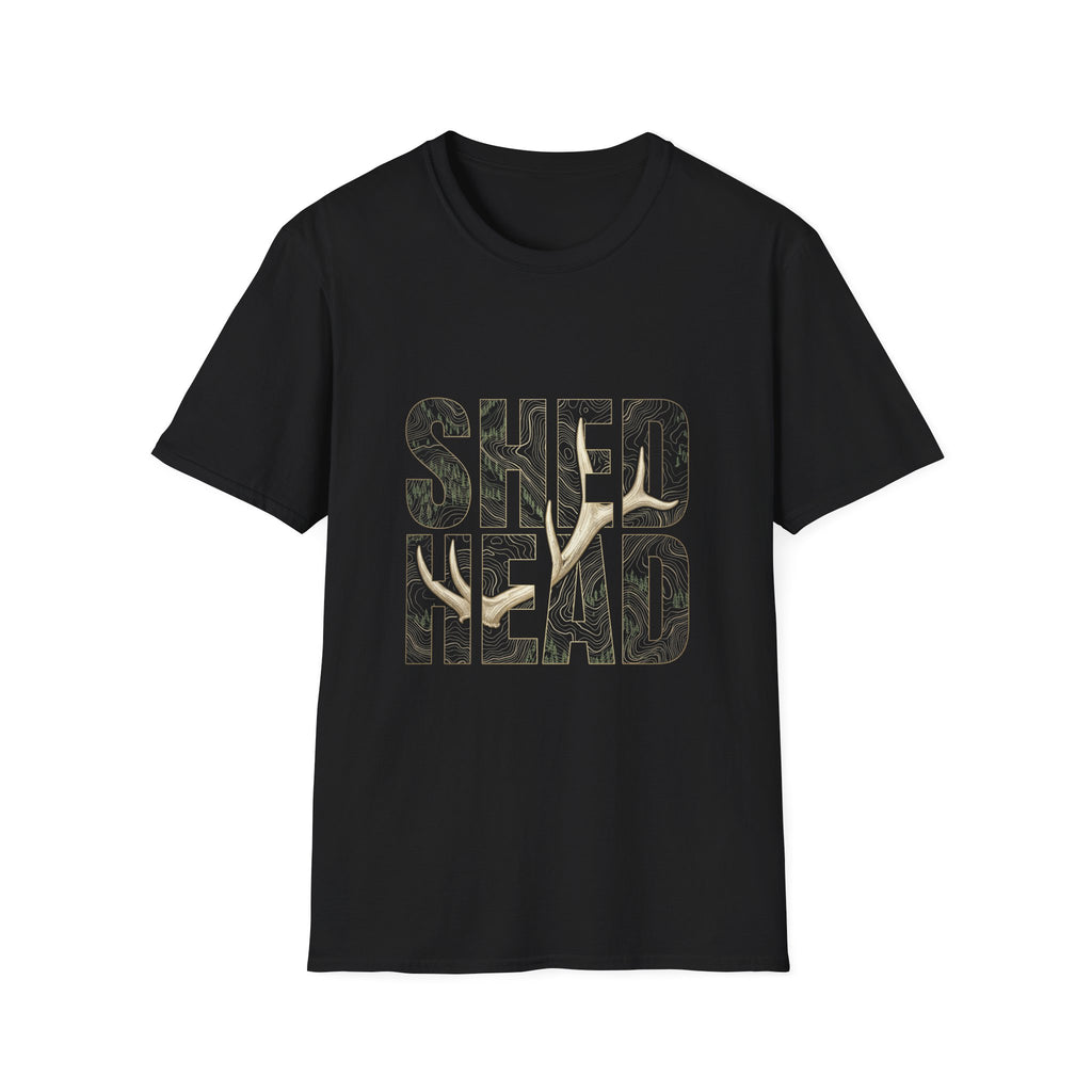 SHED HEAD Elk Antler Topography T-Shirt
