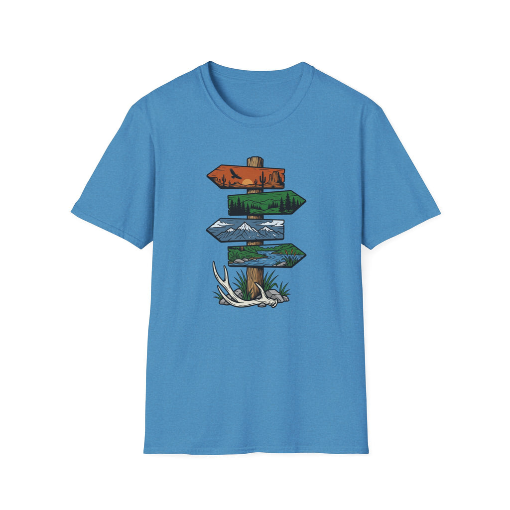 Antler Drop Signpost T-Shirt
