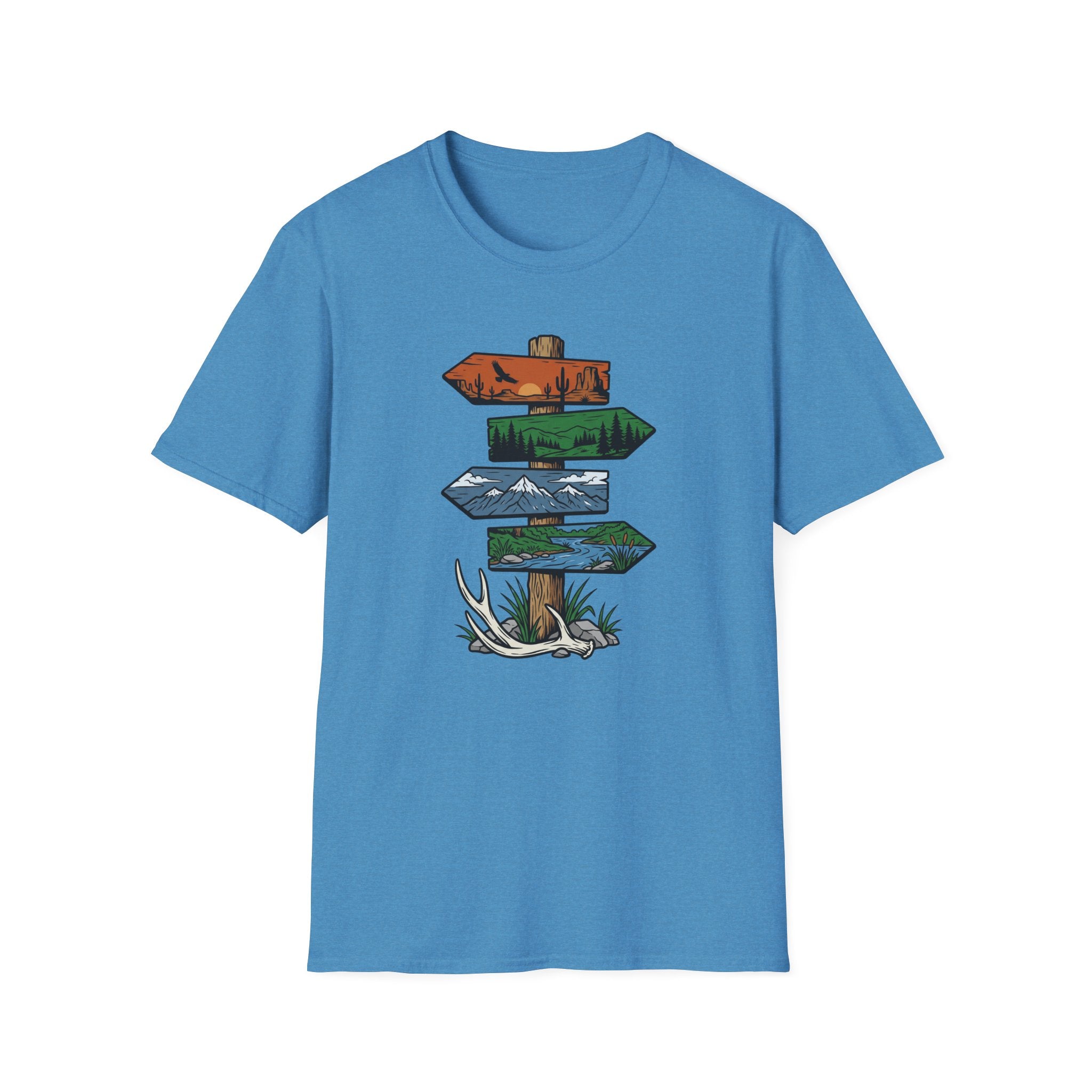 Antler Drop Signpost T-Shirt