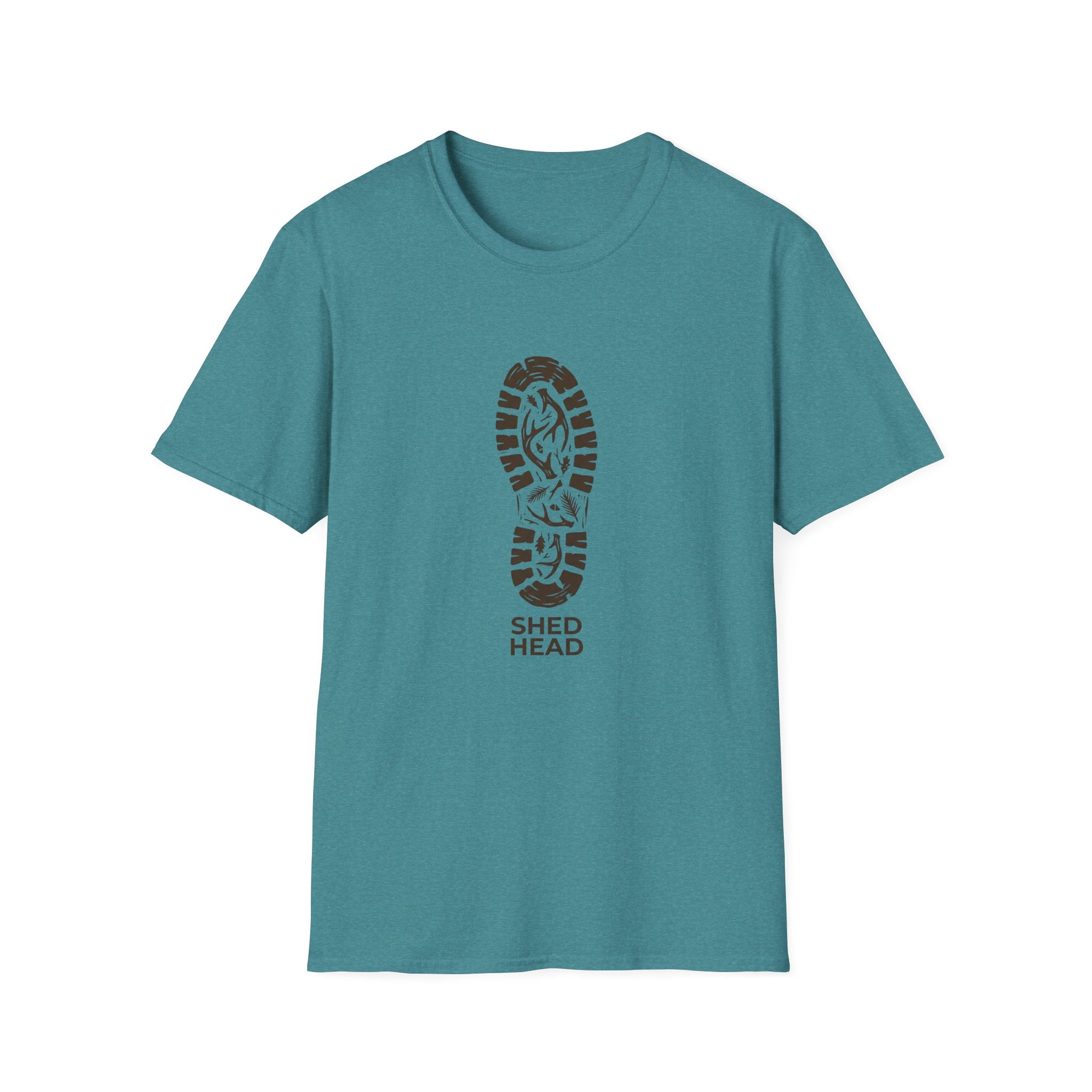 Shed Head Hiking Boot Print T-Shirt