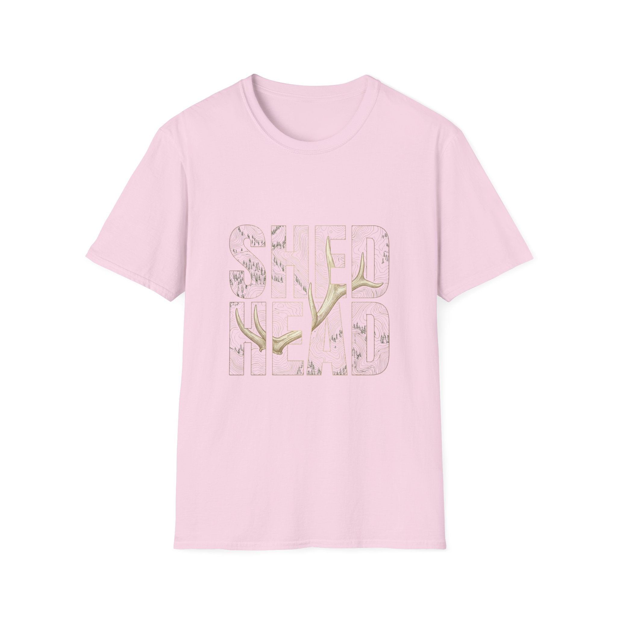 SHED HEAD Elk Antler Topography T-Shirt
