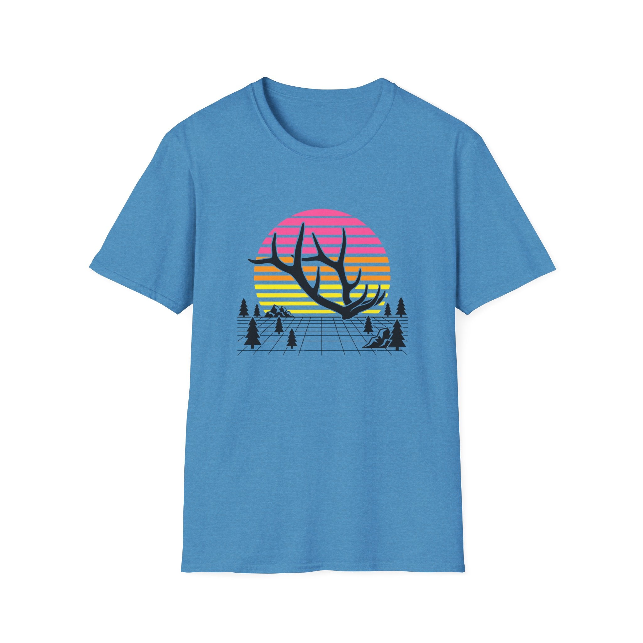 Elk Shed Grid Map T-Shirt