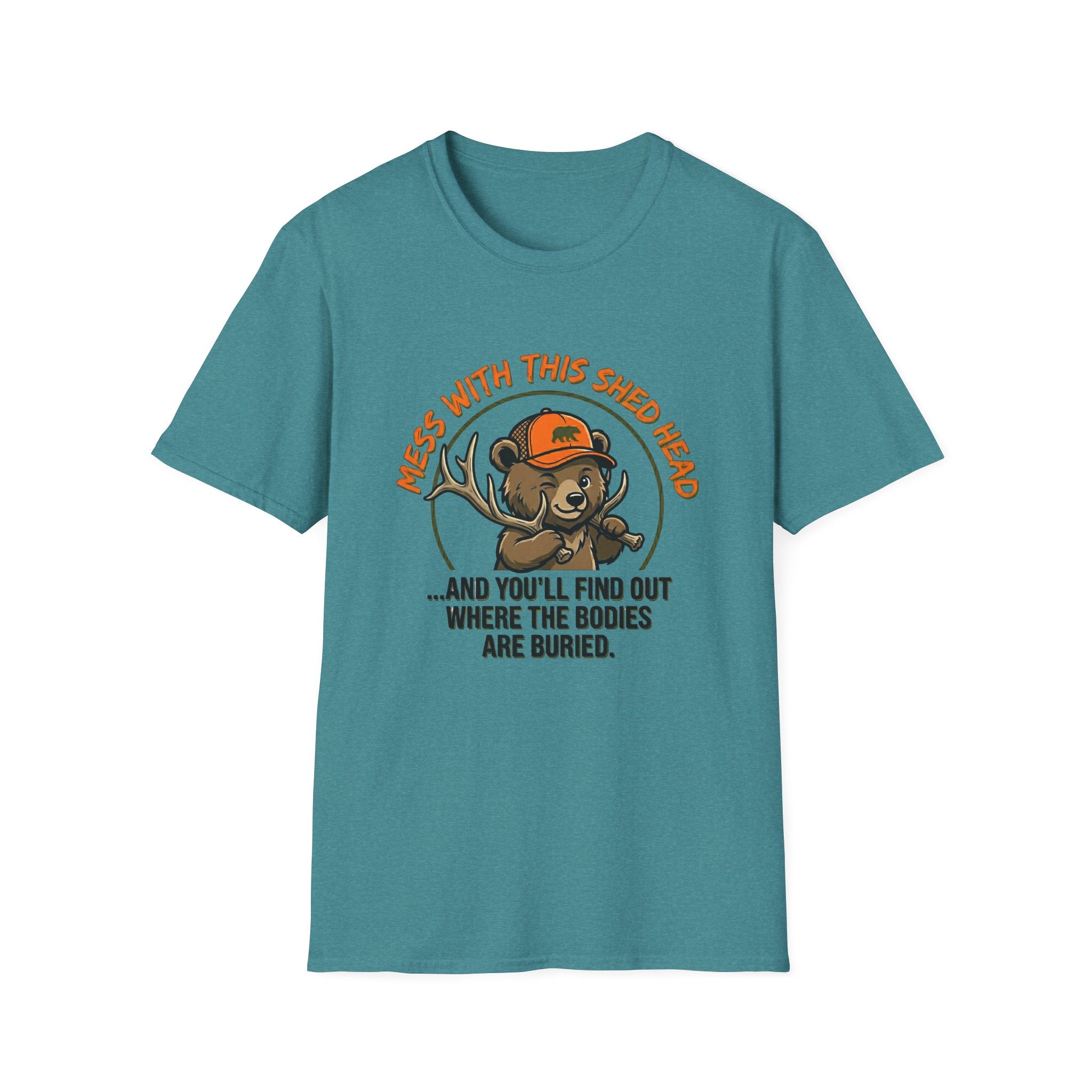 Mess With This Shed Head Bear T-Shirt