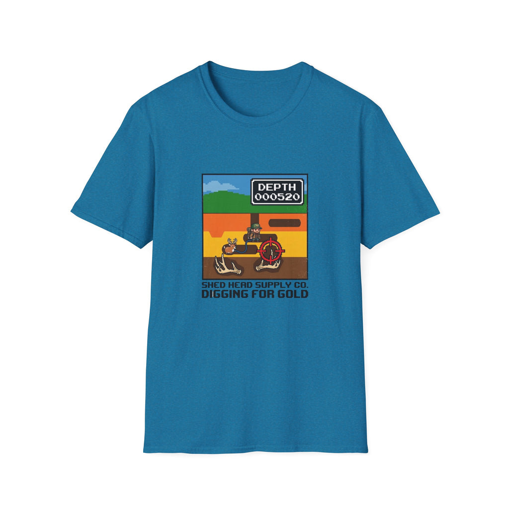 Digging For Gold 80's Video Game T-Shirt