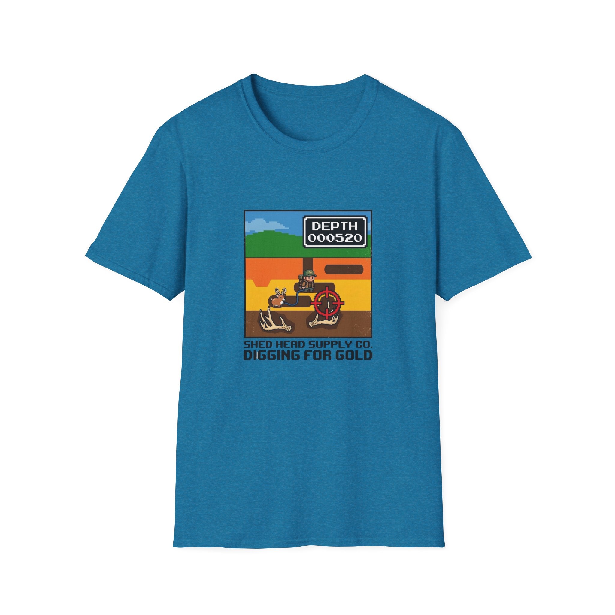 Digging For Gold 80's Video Game T-Shirt