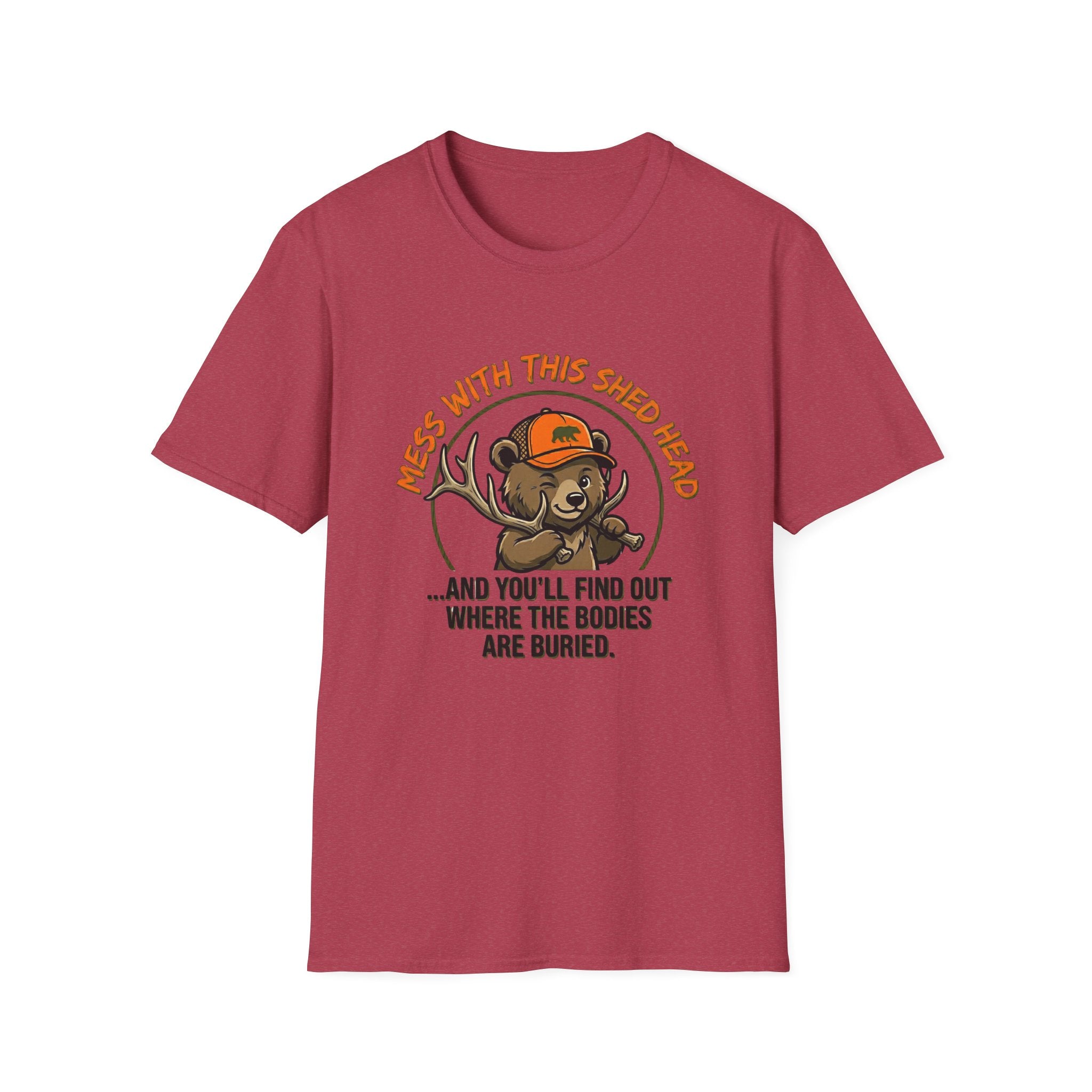 Mess With This Shed Head Bear T-Shirt