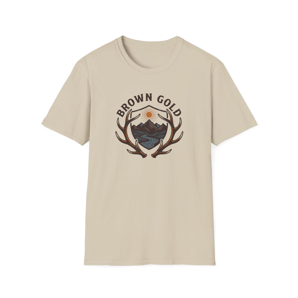Brown Gold Shield T-Shirt