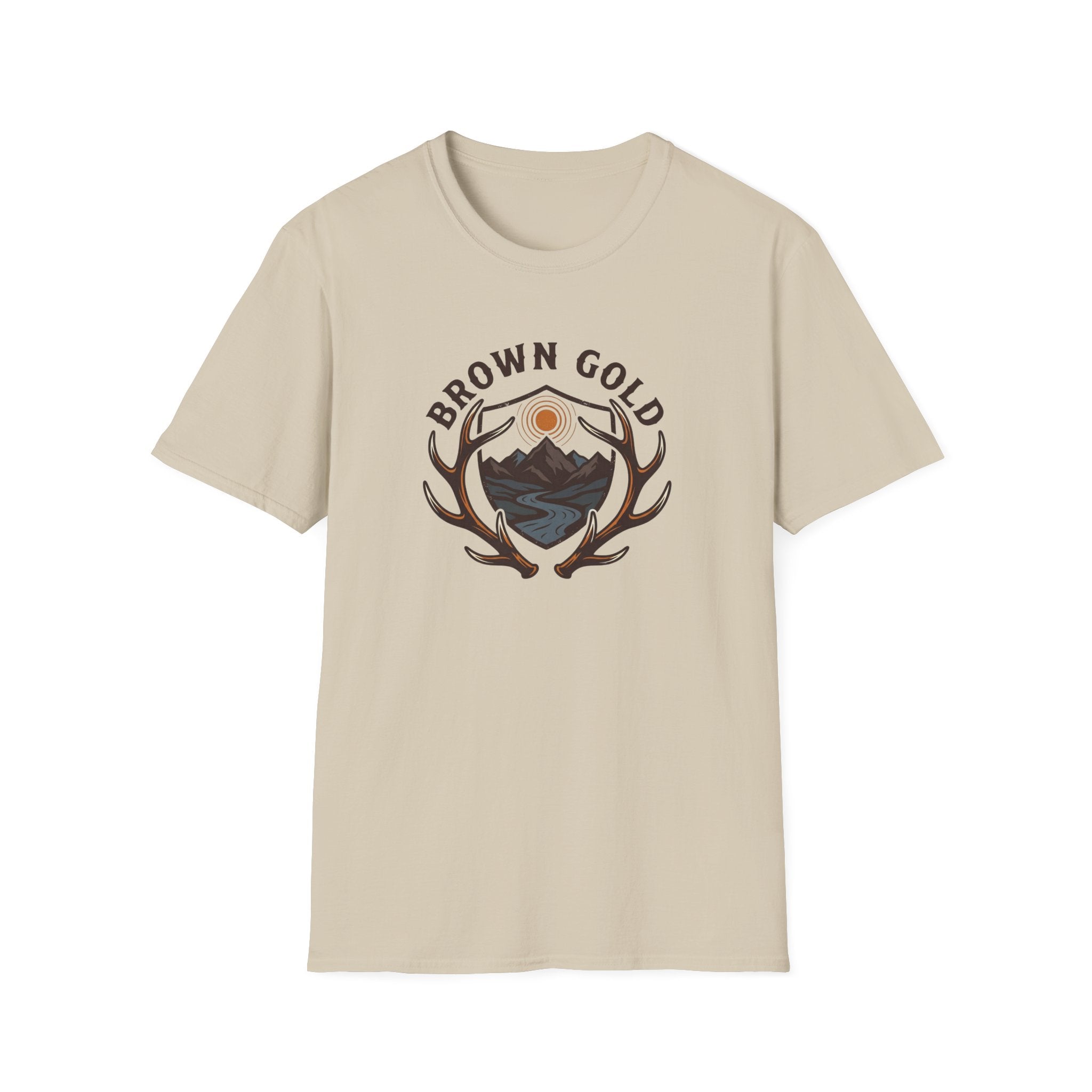 Brown Gold Shield T-Shirt