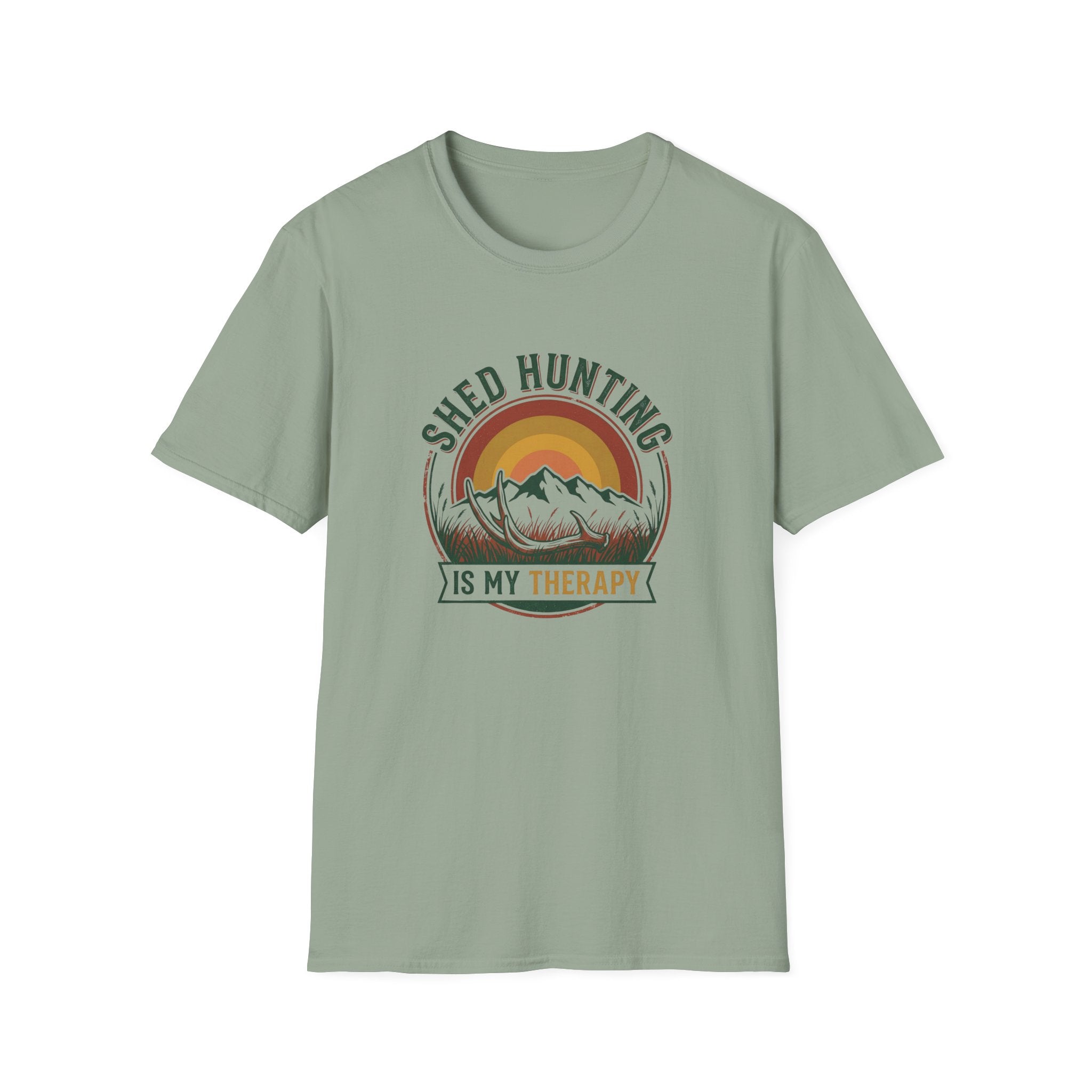 Shed Hunting is my Therapy Badge T-Shirt