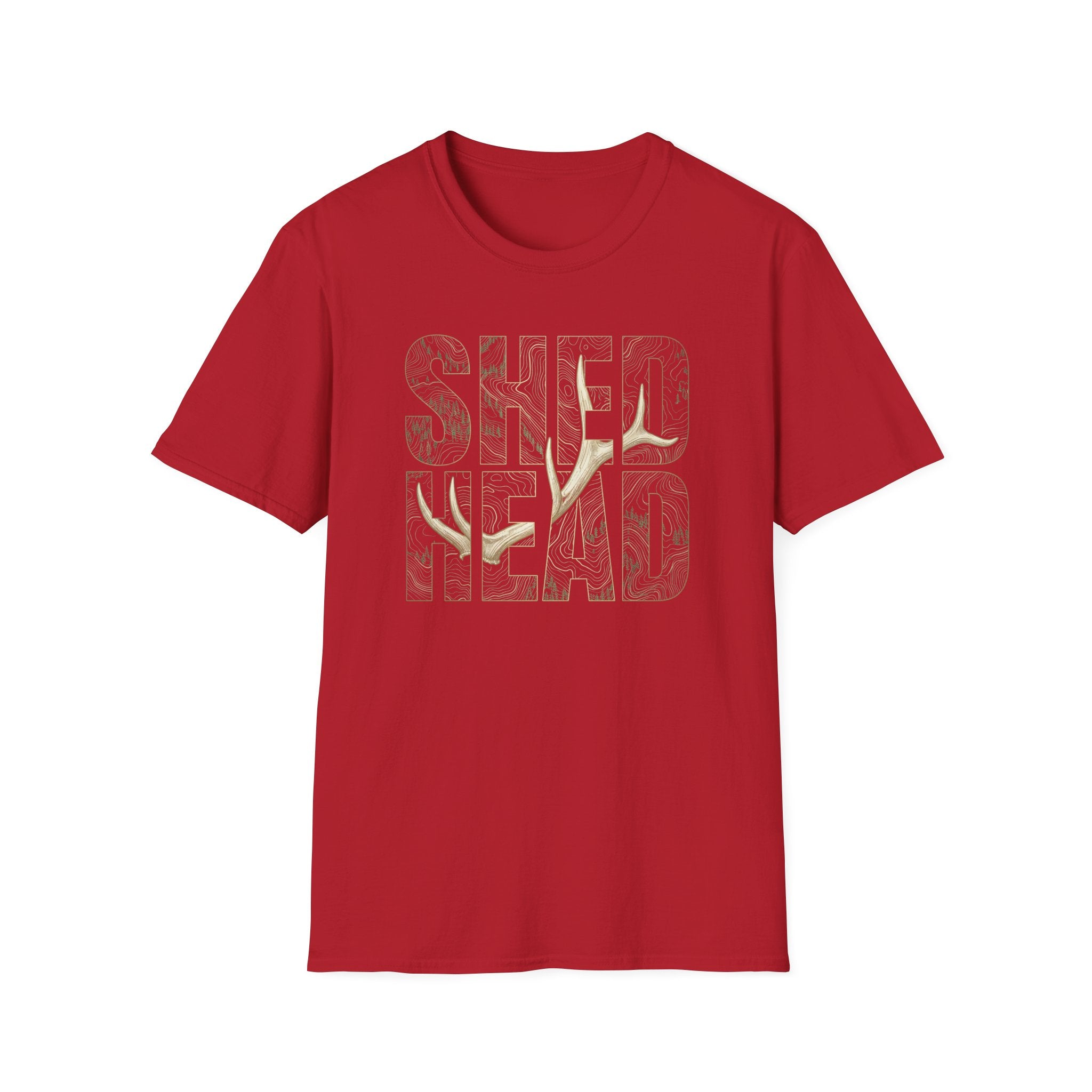 SHED HEAD Elk Shed Topography T-Shirt