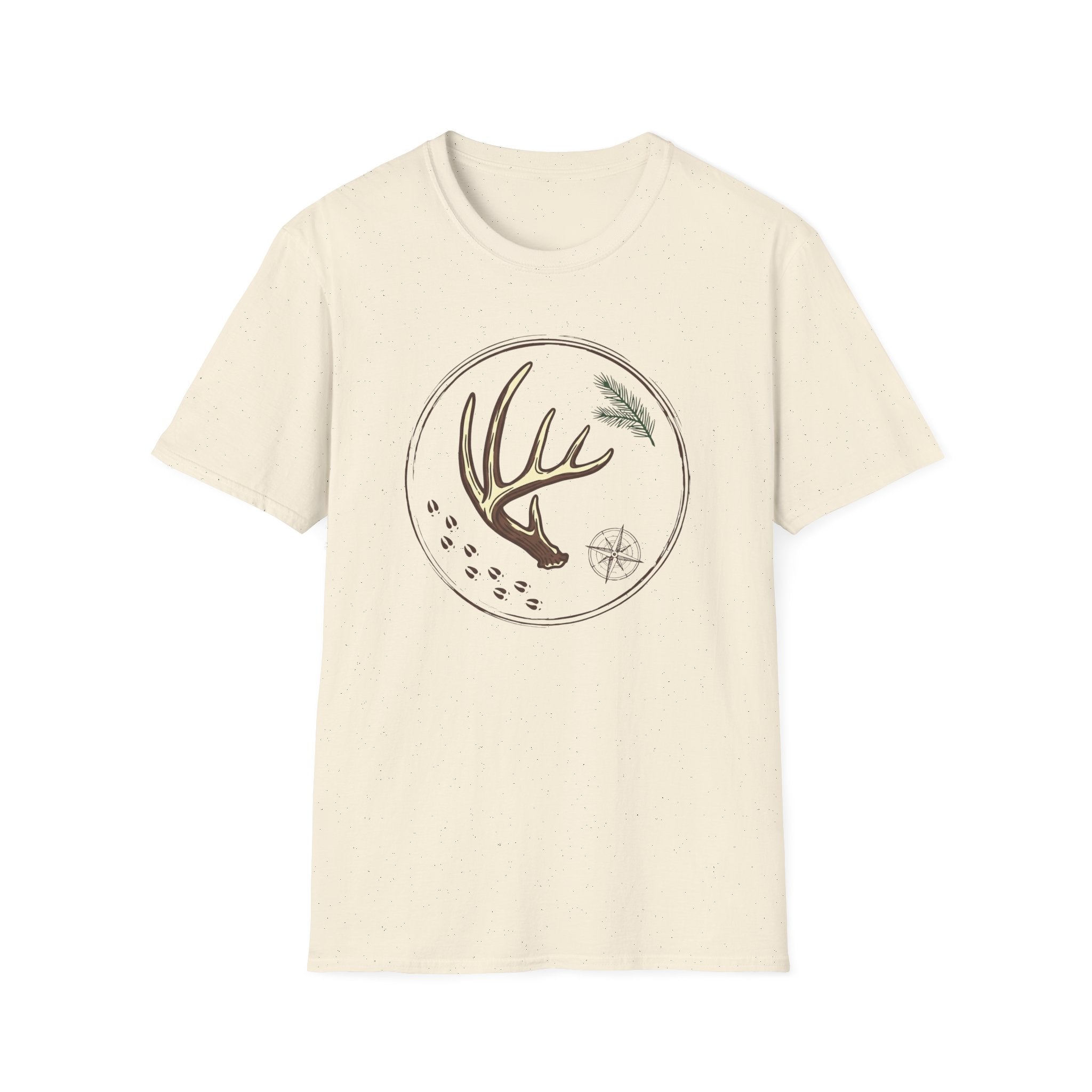 Antler Shed and Hoof Prints T-Shirt
