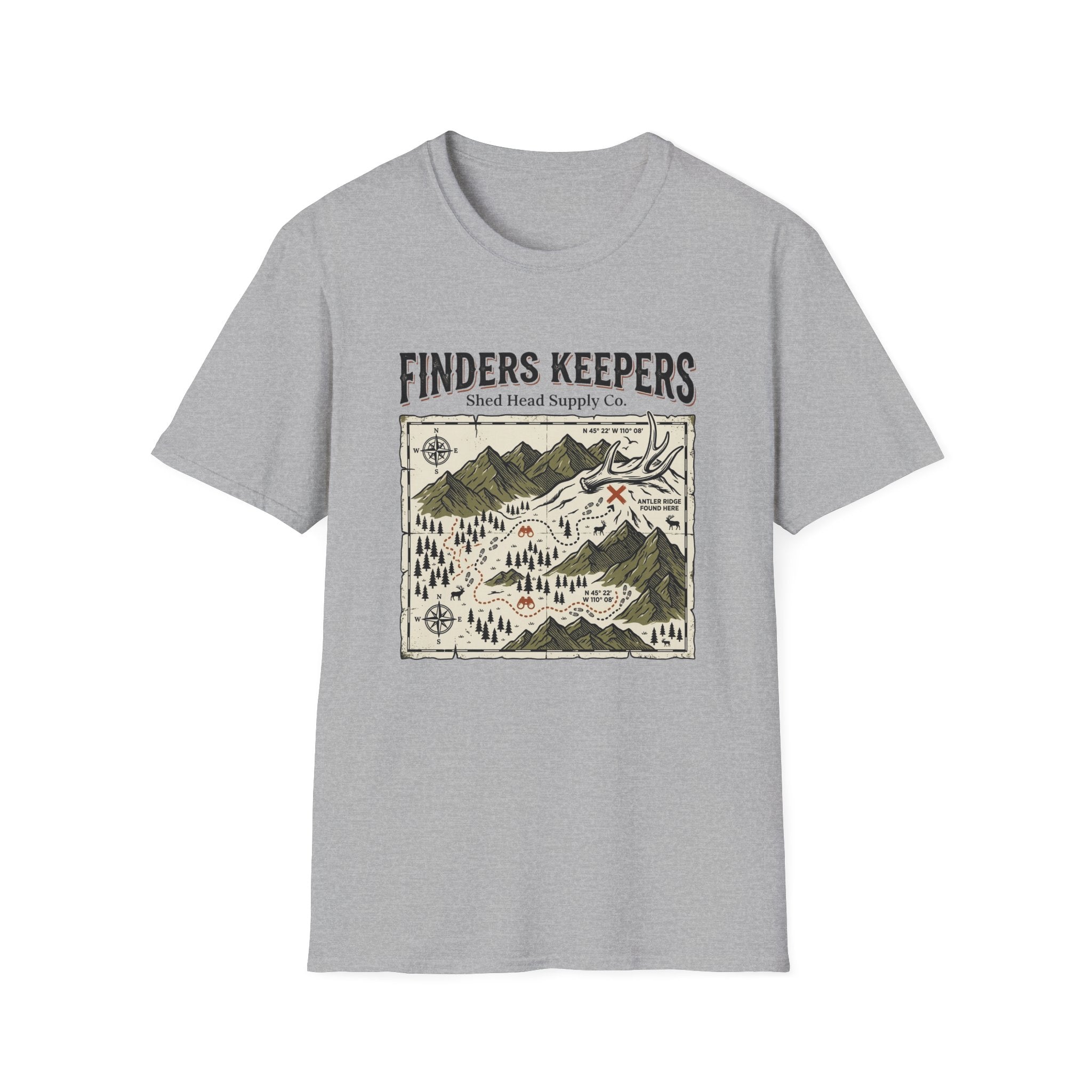 Finders Keepers Treasure Map T-Shirt
