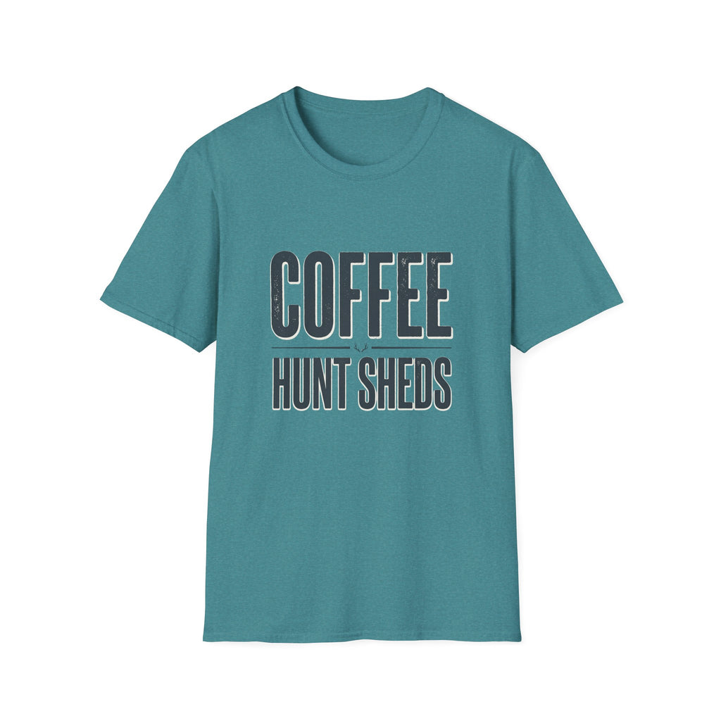 Drink Coffee & Hunt Sheds Antler T-Shirt
