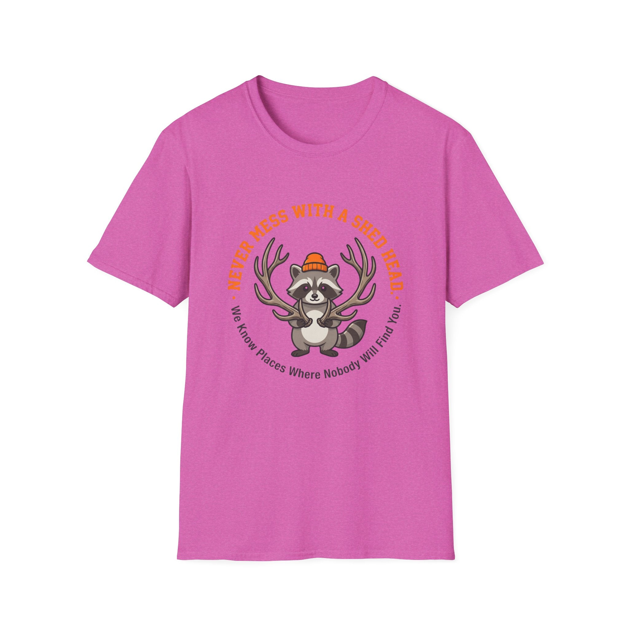 Never Mess With A Shed Head Raccoon T-Shirt