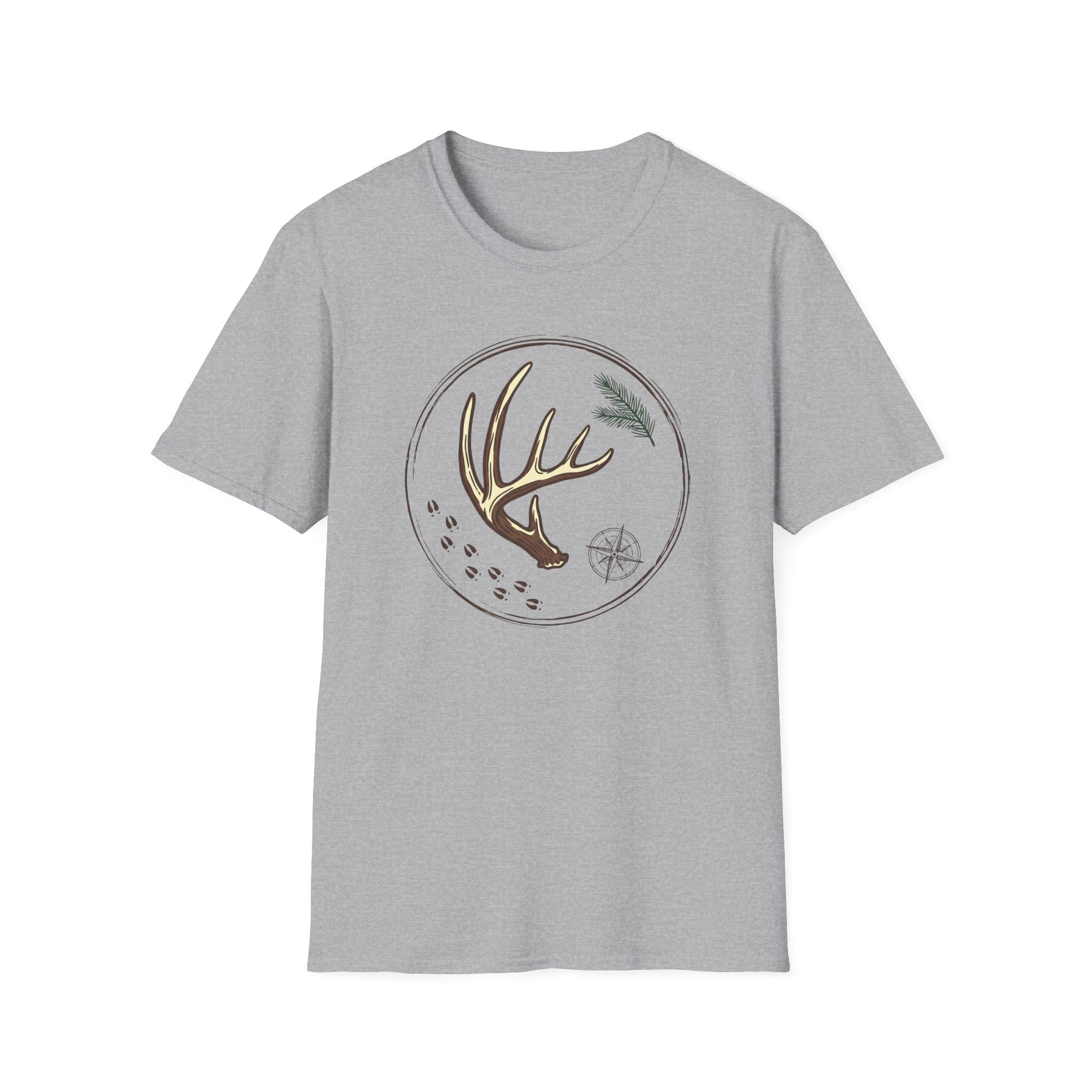 Antler Shed and Hoof Prints T-Shirt