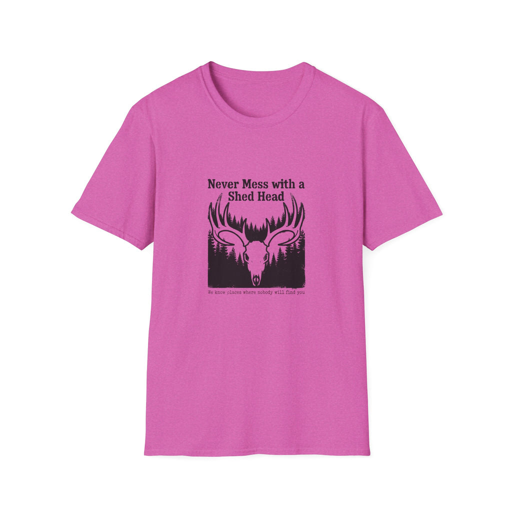 Never Mess With A Shed Head Skull T-Shirt