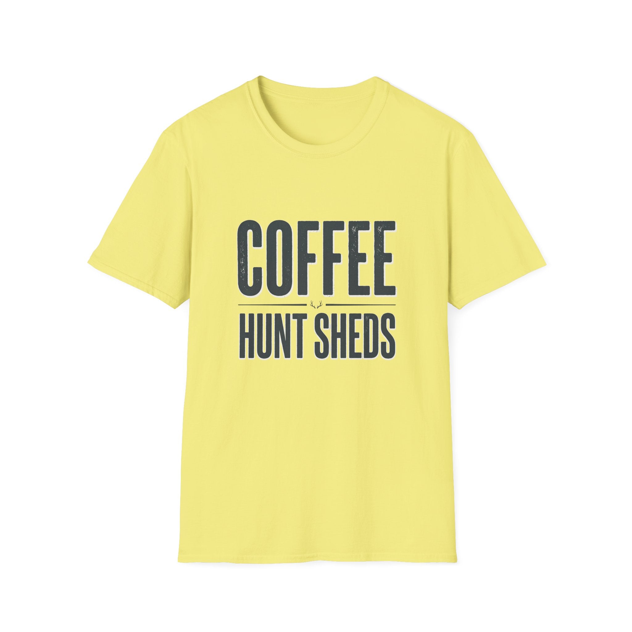 Drink Coffee & Hunt Sheds Antler T-Shirt