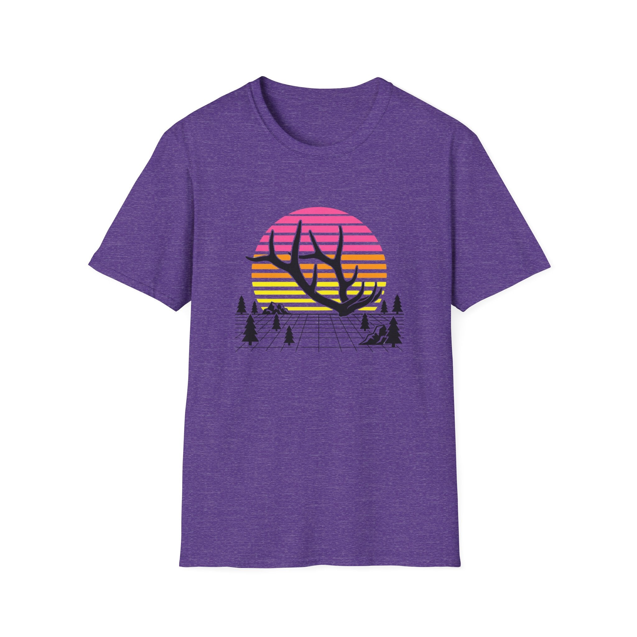 Elk Shed Grid Map T-Shirt