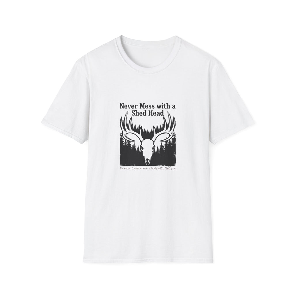 Never Mess With A Shed Head Skull T-Shirt