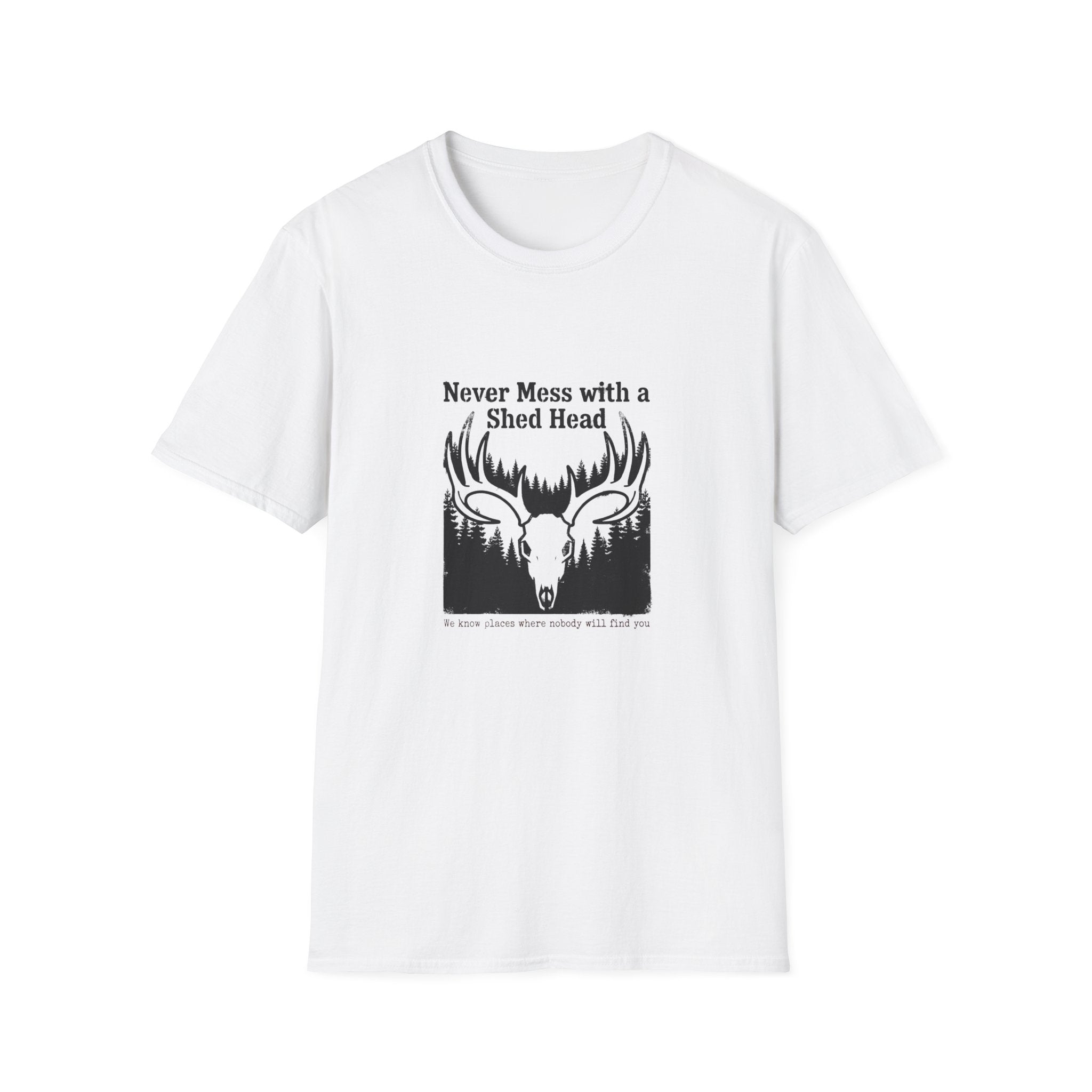 Never Mess With A Shed Head Skull T-Shirt