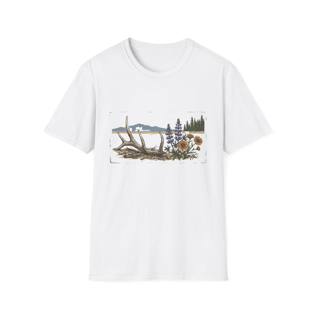 Elk Shed & Wildflowers T-Shirt