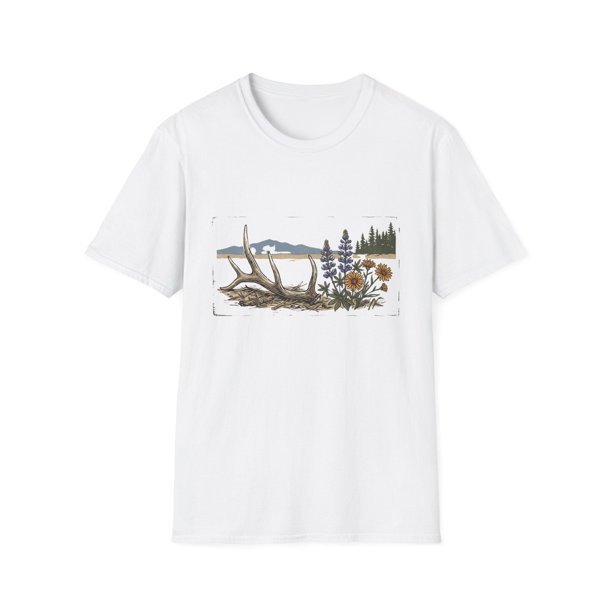 Elk Shed & Wildflowers T-Shirt