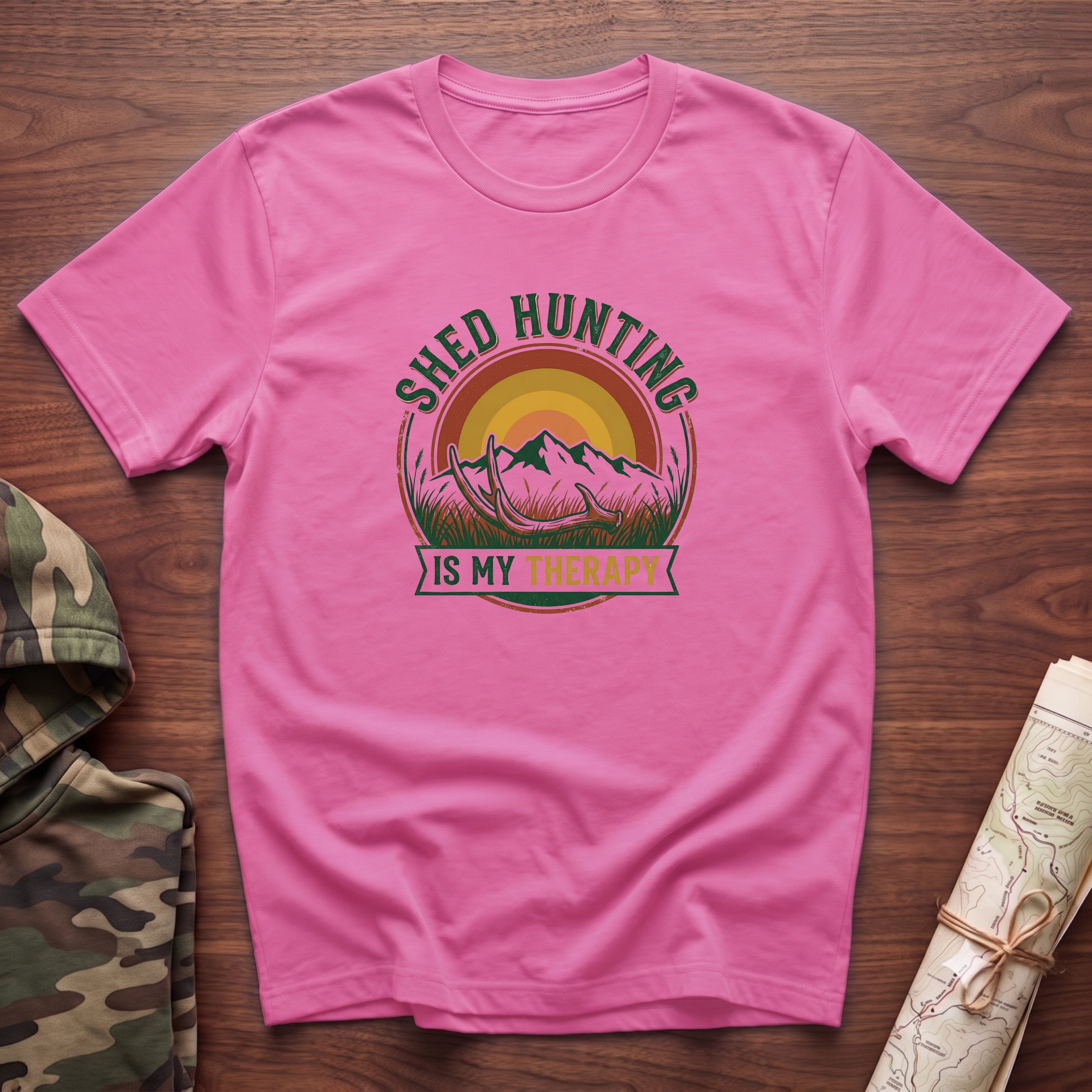 Shed Hunting is my Therapy T-Shirt