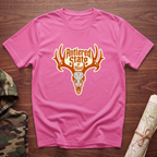 Antlered State Of Mind Skull T-Shirt