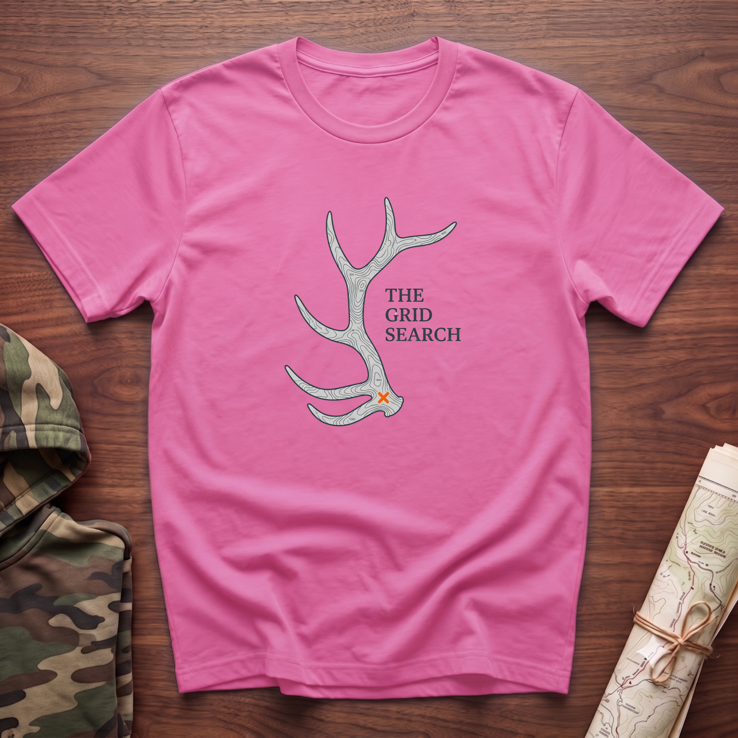 Elk Shed Grid Search T-Shirt