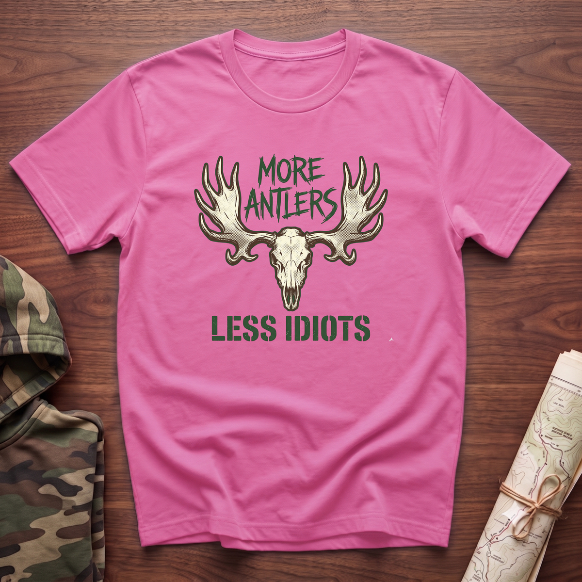 More Antlers, Less Idiots T-Shirt