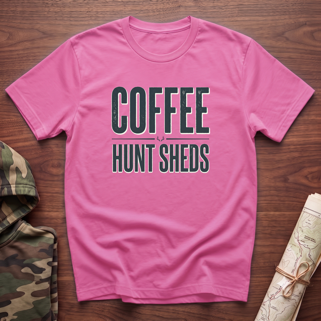 Drink Coffee & Hunt Sheds T-Shirt
