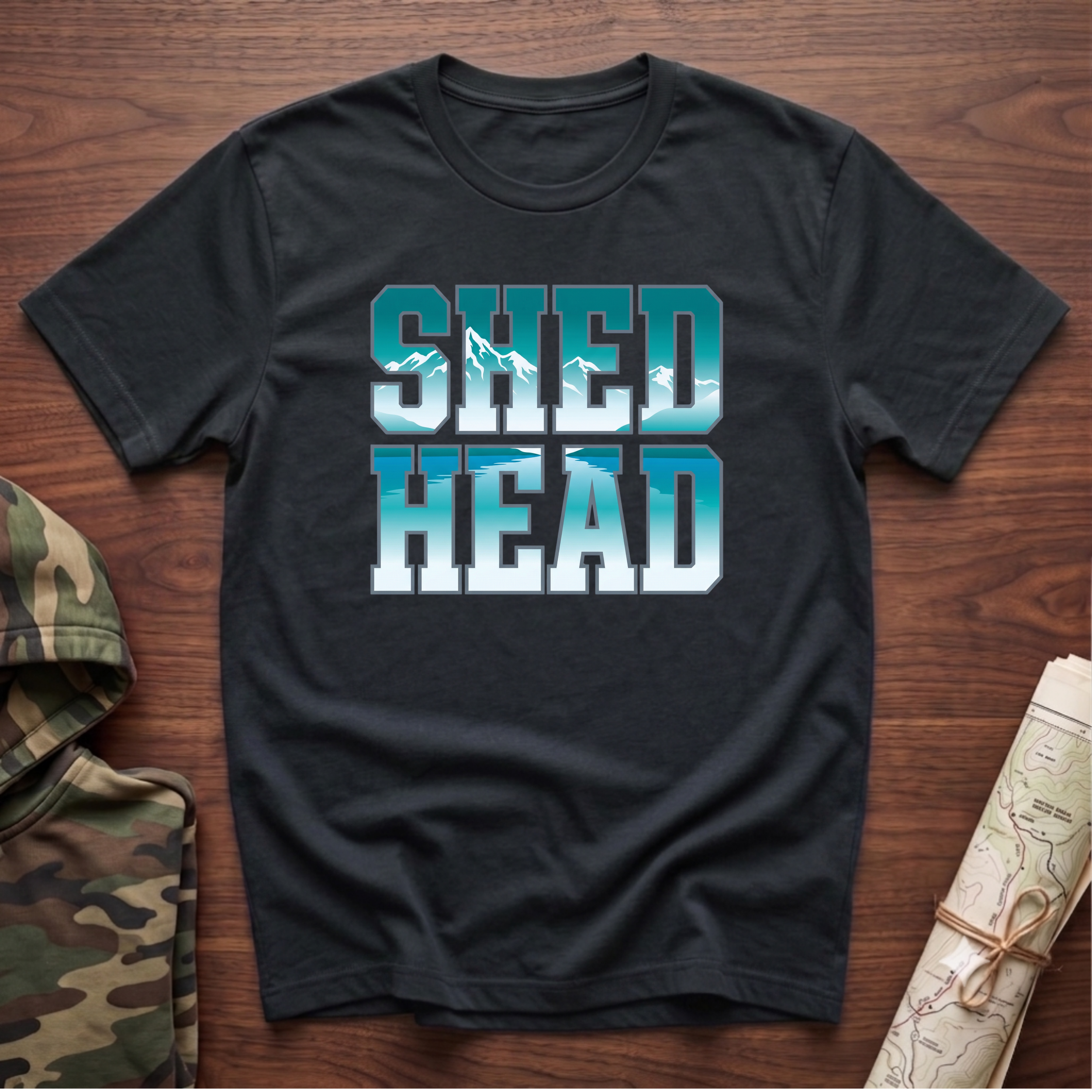 SHED HEAD Winter Landscape T-Shirt