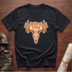 Antlered State Of Mind Skull T-Shirt