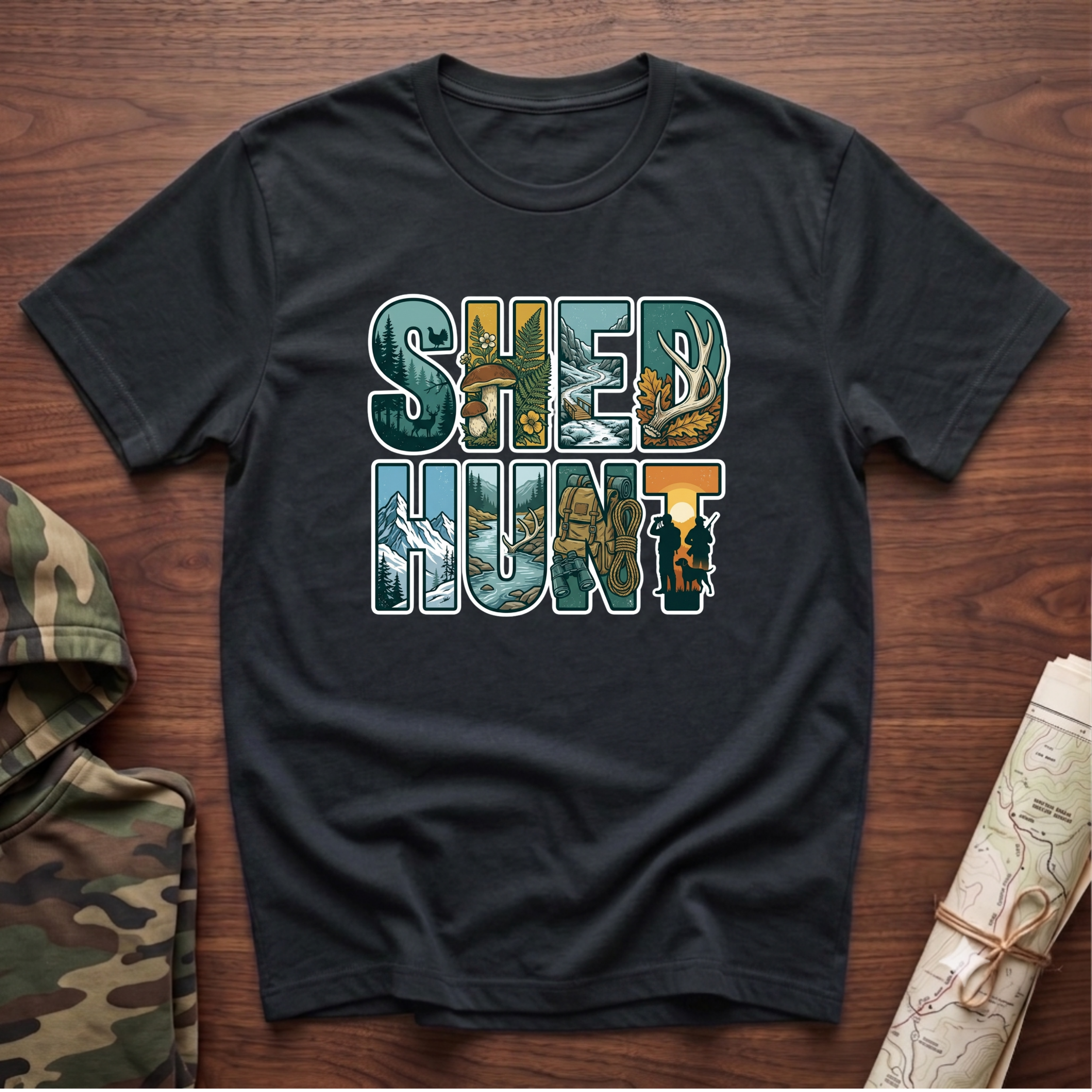 SHED HUNT All Seasons T-Shirt
