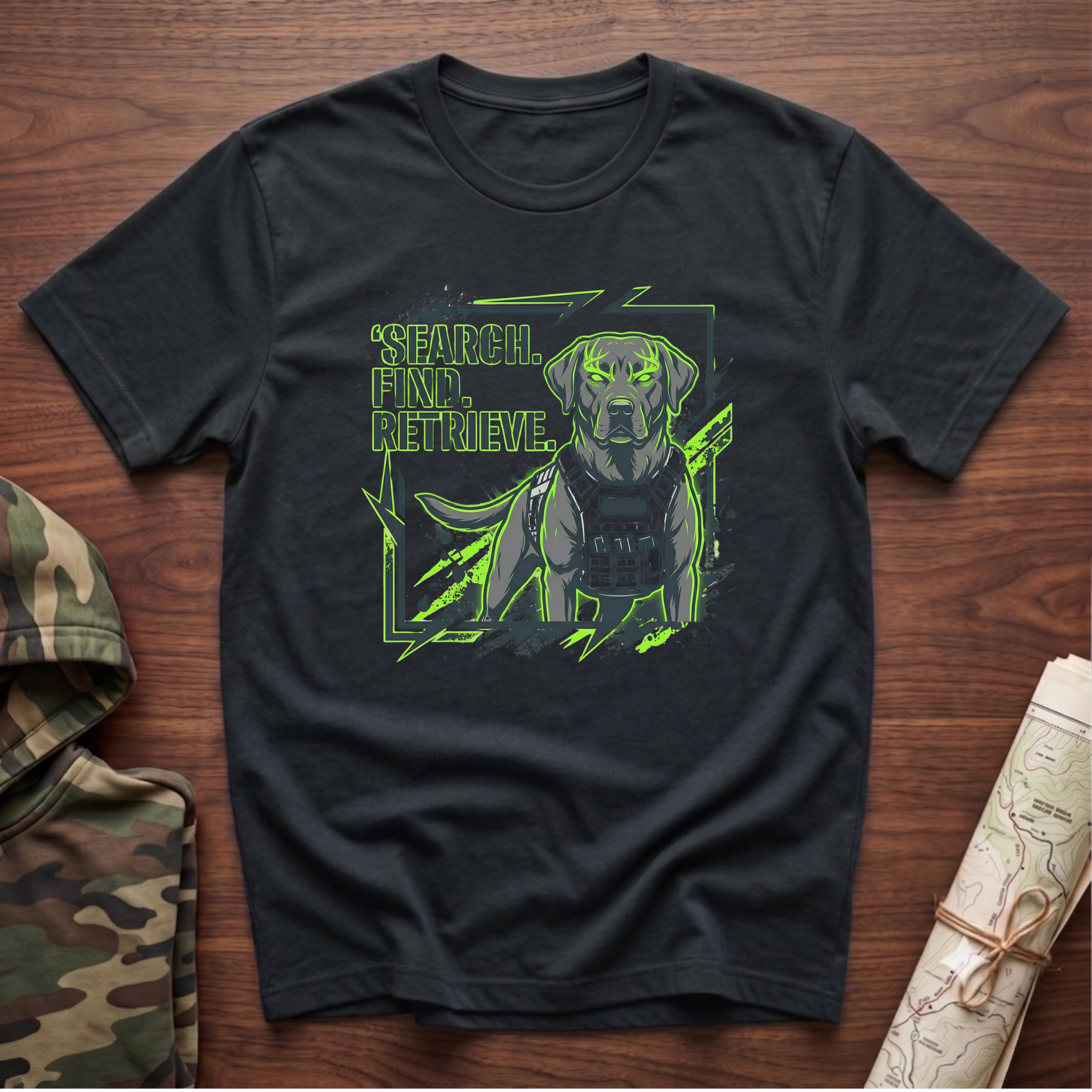 Search. Find. Retrieve. T-Shirt