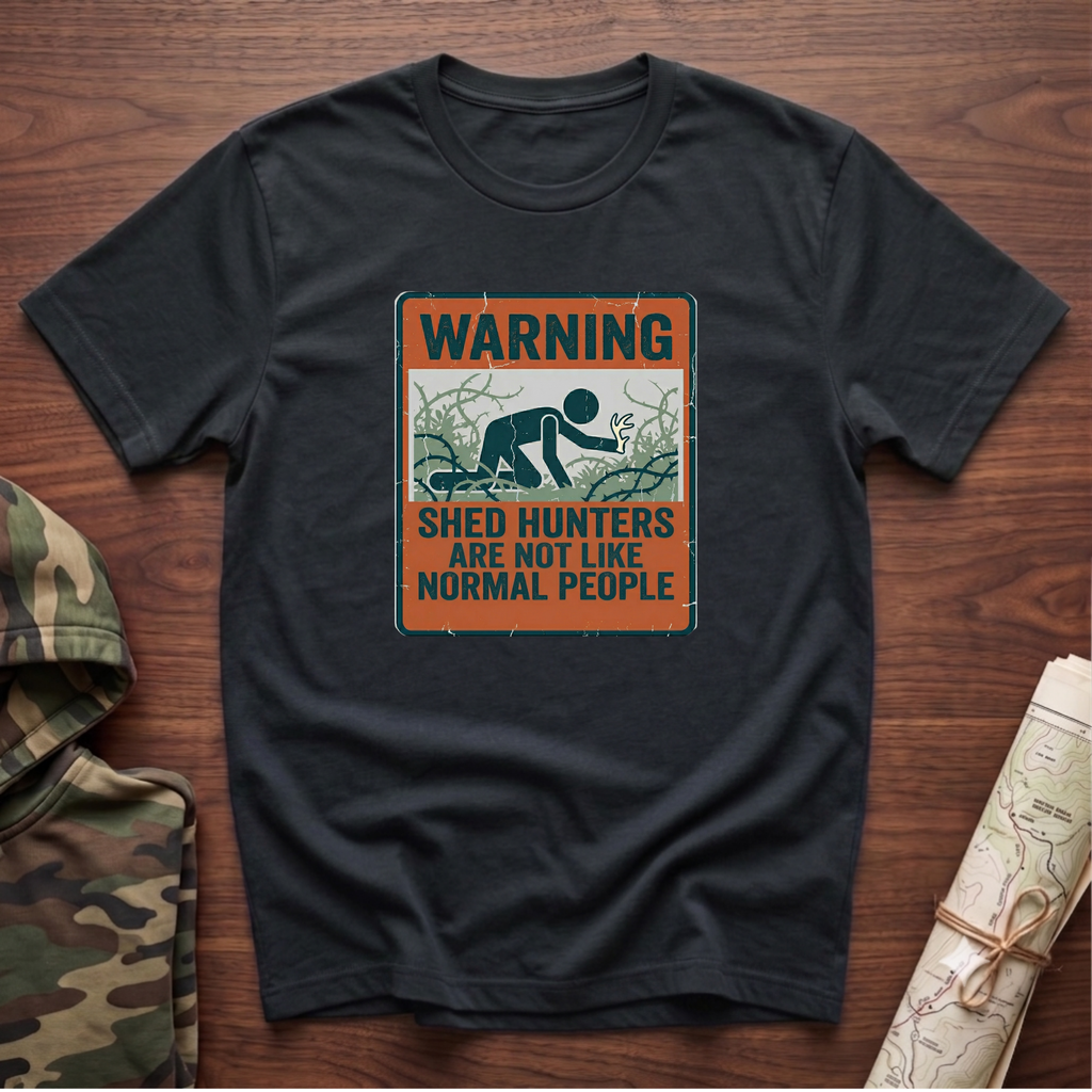 Warning: Shed Hunters Are Not Like Normal People T-Shirt